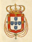 135505 Afbeelding van het wapen van Portugal.
